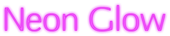 Neon Glow Logo Style