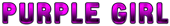 PURPLE GIRL Logo Style