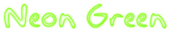 Neon Green Logo Style