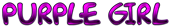 PURPLE GIRL Logo Style