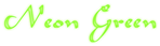 Neon Green Logo Style