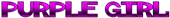 PURPLE GIRL Logo Style