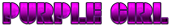 PURPLE GIRL Logo Style