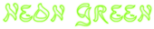 Neon Green Logo Style