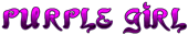 PURPLE GIRL Logo Style