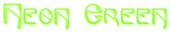 Neon Green Logo Style