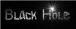Black Hole Logo Style