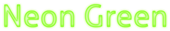 Neon Green Logo Style