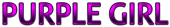 PURPLE GIRL Logo Style