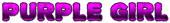 PURPLE GIRL Logo Style