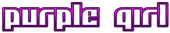 PURPLE GIRL Logo Style