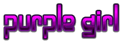 PURPLE GIRL Logo Style