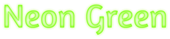 Neon Green Logo Style