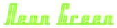 Neon Green Logo Style