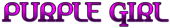 PURPLE GIRL Logo Style