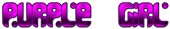 PURPLE GIRL Logo Style