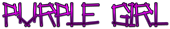 PURPLE GIRL Logo Style