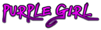 PURPLE GIRL Logo Style