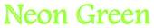 Neon Green Logo Style