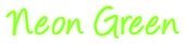 Neon Green Logo Style