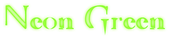 Neon Green Logo Style