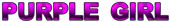 PURPLE GIRL Logo Style