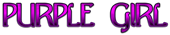 PURPLE GIRL Logo Style