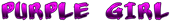 PURPLE GIRL Logo Style