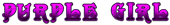 PURPLE GIRL Logo Style