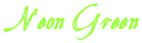 Neon Green Logo Style