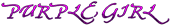 PURPLE GIRL Logo Style