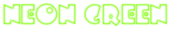 Neon Green Logo Style