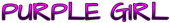 PURPLE GIRL Logo Style