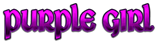 PURPLE GIRL Logo Style