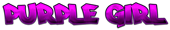 PURPLE GIRL Logo Style