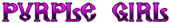 PURPLE GIRL Logo Style