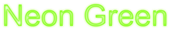 Neon Green Logo Style