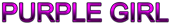 PURPLE GIRL Logo Style