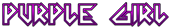 PURPLE GIRL Logo Style