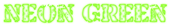 Neon Green Logo Style