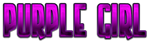 PURPLE GIRL Logo Style