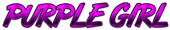 PURPLE GIRL Logo Style