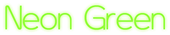 Neon Green Logo Style