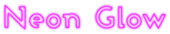 Neon Glow Logo Style