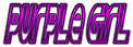 PURPLE GIRL Logo Style