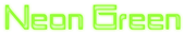 Neon Green Logo Style