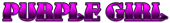 PURPLE GIRL Logo Style