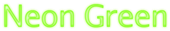 Neon Green Logo Style