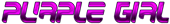 PURPLE GIRL Logo Style