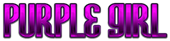 PURPLE GIRL Logo Style